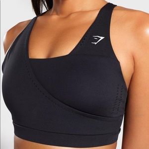 Laser cut sports bra